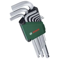 Набор Г-образных шестигранных ключей Bosch Hex Ball (9 ед.) (1600A032V1)