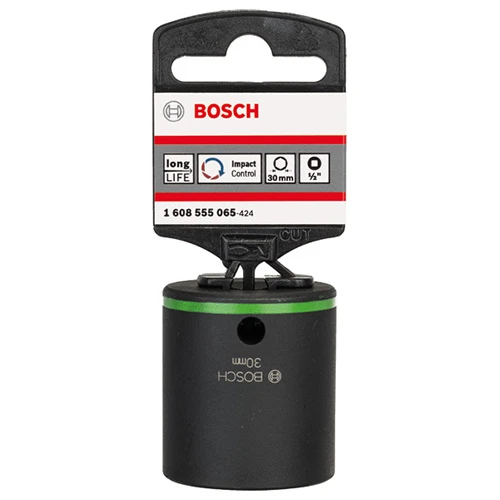 Торцевая ударная 6-гранная головка Bosch Impact Control 1/2" DR 30 мм (1608555065)