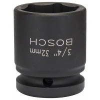 Торцевая ударная 6-гранная головка Bosch Impact Control 3/4" DR 32 мм (1608556029)