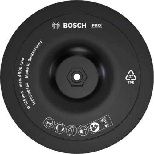 Опорная тарелка Bosch Velcro 8x125 мм (1609200154)
