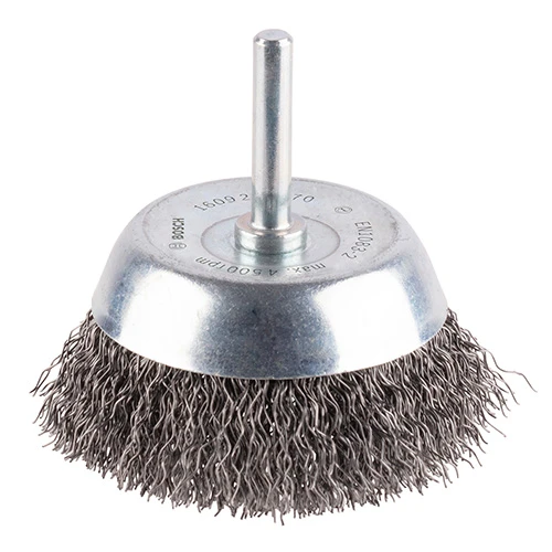 Щетка чашечная с прямым хвостовиком Bosch PRO Metal clean (70 мм / 0.3 мм) (1609200270)