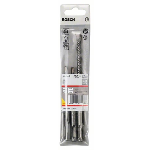 Набір бурів по бетону Bosch SDS-Plus-5 (3 шт.) (1617000118)