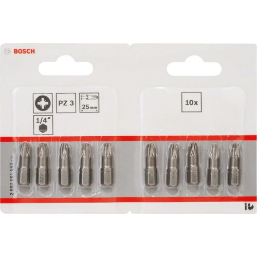 Бита Bosch Extra-Hart PZ3 x 25 мм (10 шт.) (2607001563)