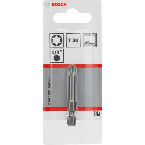 Бита Bosch Extra-Hart T30 x 49 мм (1 шт.) (2607001642)