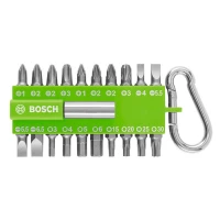 Набір біт із карабіном Bosch 1/4″ салатовий (21 шт.) (2607002823)