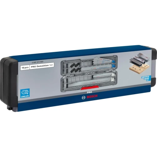 Набор пильных полотен Bosch Pro Demolition Blade Set в ToughBox (16 шт.) (2607011822)