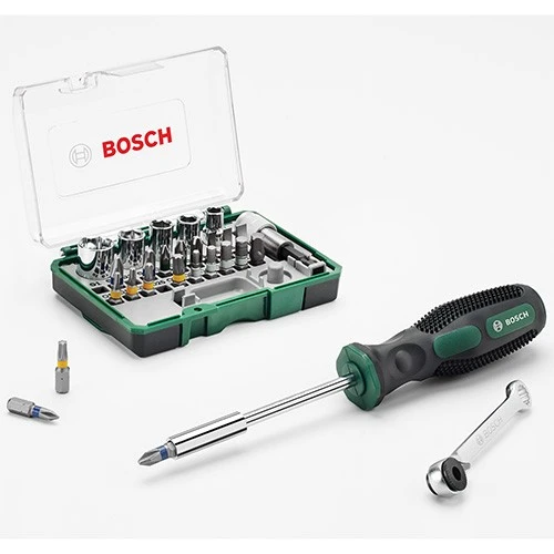 Набір ручного інструменту та біт Bosch 1/4″ (27 шт.) (2607017331)