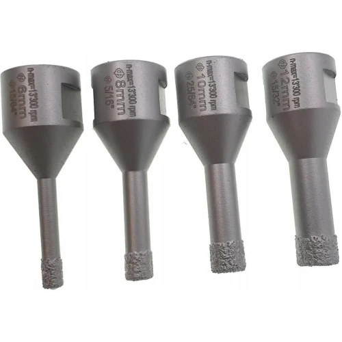 Набір алмазних коронок Bosch PRO Ceramic dry  6/8/10/12x30xM14 (2607017579)