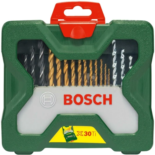 Набор бит и сверл с покрытием из нитрида титана Bosch X-Line (30 шт.) (2607019324)