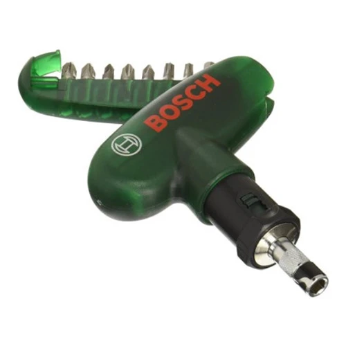 Викрутка з набором біт Bosch Pocket (10 шт.) (2607019510)