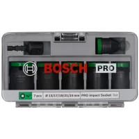 Набор головок c адаптерами Bosch PRO Impact Socket Standard 1/2" 13-24 / 38-40 мм (7 шт.) (2608003032)