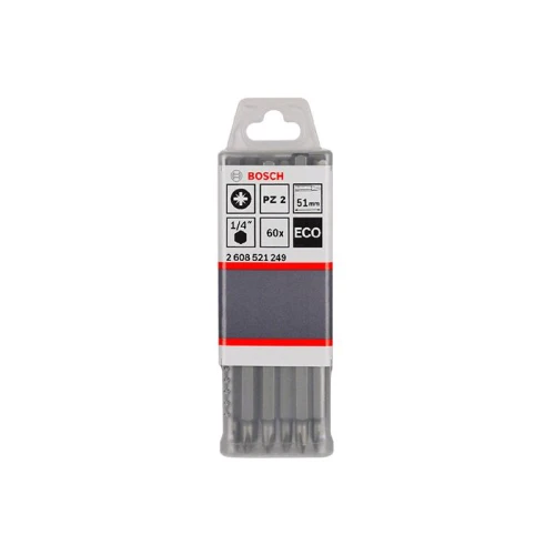 Бита Bosch ECO PZ2 x 51 мм (60 шт.) (2608521249)