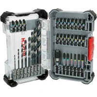 Набір свердел і ударних біт з тримачем Bosch PRO Impact Set (35 шт.) (2608521U80)