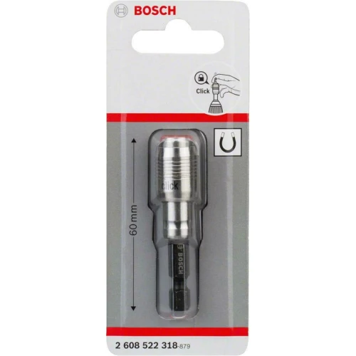 Универсальный магнитный держатель для бит Bosch One-Click HEX-1/4 x 14 мм (60 мм) (2608522318)