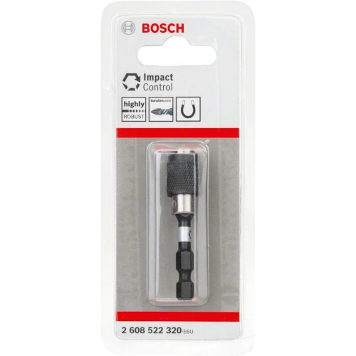 Магнітний тримач для ударних біт Bosch PRO Quick Change Bit Holder Impact HEX-1/4 (60 мм) (2608522320)