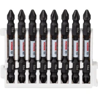 Ударная двусторонняя бита Bosch Impact Control PZ2 x PZ2 x 65 мм (8 шт.) (2608522338)