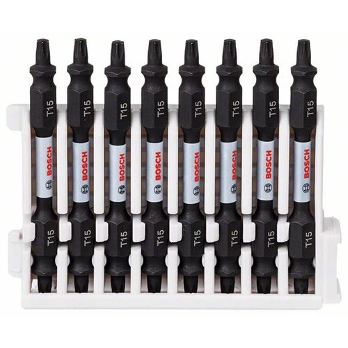 Ударная двусторонняя бита Bosch Impact Control T15 x T15 x 65 мм (8 шт.) (2608522342)
