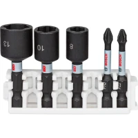 Набор бит и торцевых ключей Bosch Impact Control 1/4" (5 шт.) (2608522350)