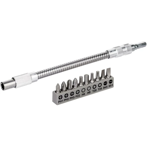 Набор бит с гибким удлинителем Bosch SDB HEX 200 мм 1/4" (25 мм x 10 шт.) (2608522376)