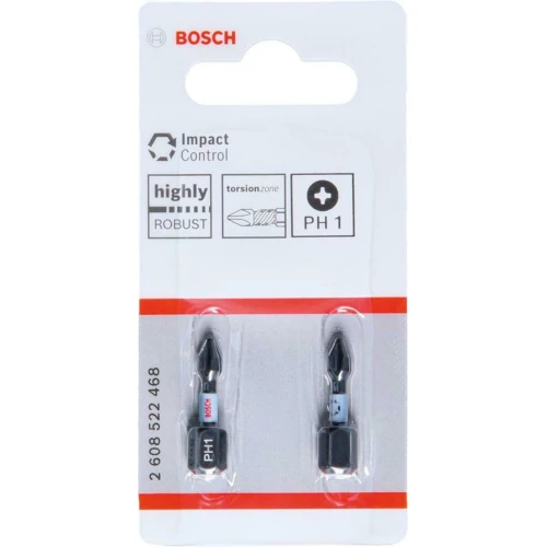 Бита Bosch Impact Control PH1 25 мм (2 шт.) (2608522468)