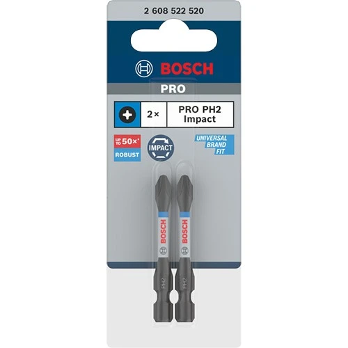 Бита Bosch Impact Control PH2x55 мм (2 шт.) (2608522520)