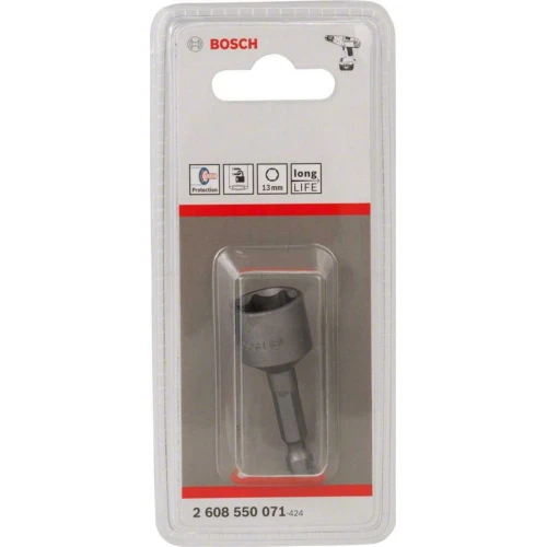 Торцева магнітна головка для саморізів Bosch Extra Hard 50 x 13 мм (2608550071)