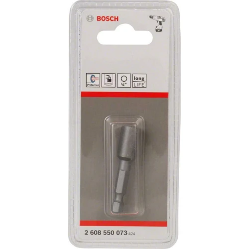 Торцевая магнитная головка для саморезов Bosch Extra Hard 1/4 x 50 мм (2608550073)