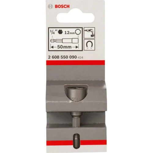 Торцевая магнитная головка для саморезов Bosch Extra Hard 50 x 12 мм (2608550090)