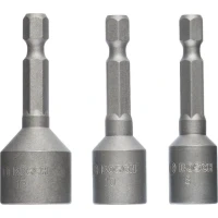 Набор торцевых магнитных головок для саморезов Bosch Extra Hard 8/10/13 x 50 мм (2608551078)