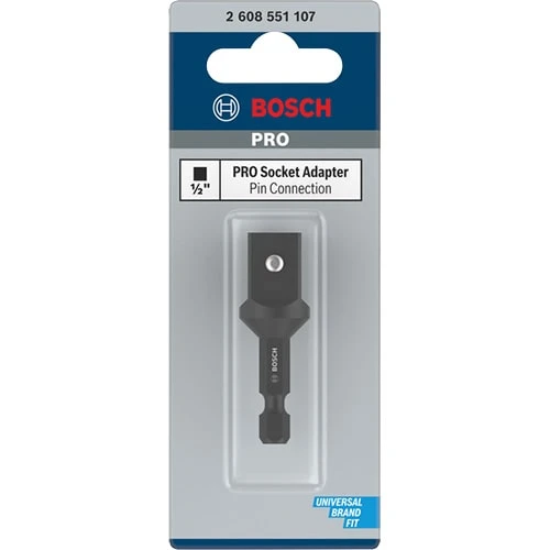 Переходник Bosch с шестигранника 1/4 на квадрат 1/2 (50 мм) (2608551107)