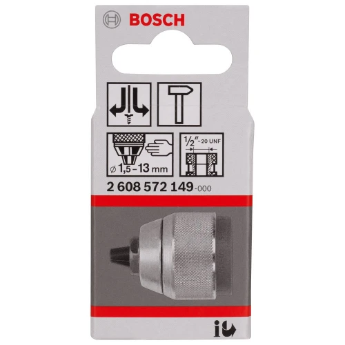 Патрон быстрозажимной хромированный Bosch 1.5 – 13 мм (2608572149)
