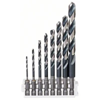 Набір свердел по металу з шестигранним хвостовиком Bosch Impact Control HSS (8 шт.) (2608577139)