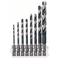Набір свердел по металу з шестигранним хвостовиком Bosch Impact Control HSS 2.5 - 8.5 мм (8 шт.) (2608577140)