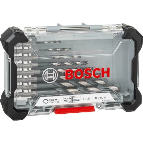 Набор спиральных сверл Bosch PRO Metal HSS-G Impact (8 шт.) (2608577146)