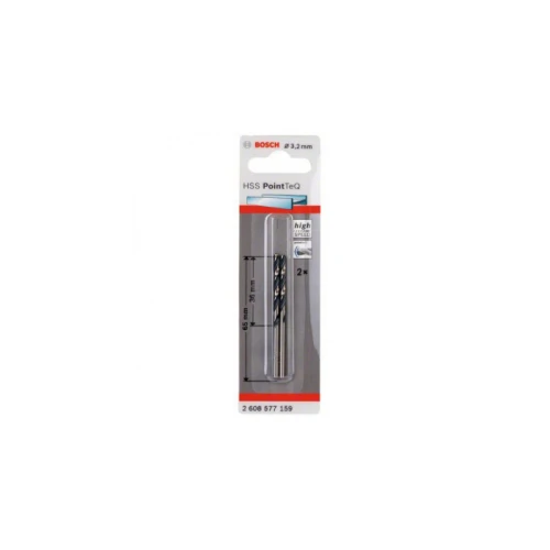 Сверло по металлу Bosch HSS PointTeQ 3.2 мм (2 шт.) (2608577159)