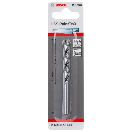 Сверло по металлу Bosch HSS PointTeQ 5.0 мм (2608577165)