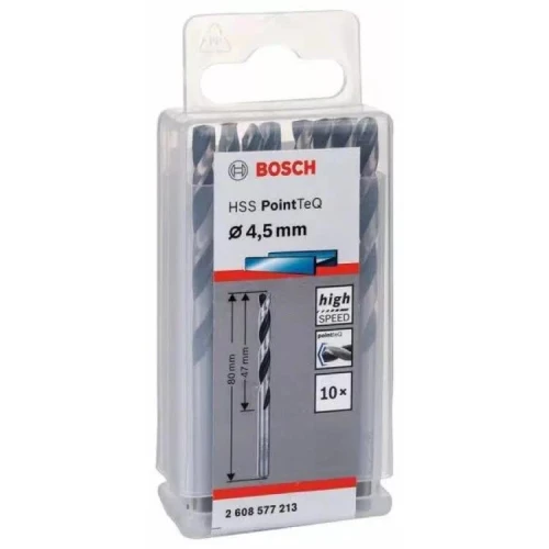 Сверло по металлу Bosch HSS PointTeQ 4.5 мм (10 шт.) (2608577213)