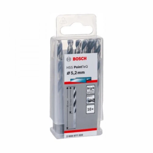 Сверло по металлу Bosch HSS PointTeQ 5.2 мм (10 шт.) (2608577220)