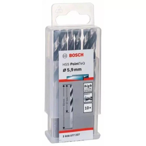Сверло по металлу Bosch HSS PointTeQ 5.9 мм (10 шт.) (2608577227)