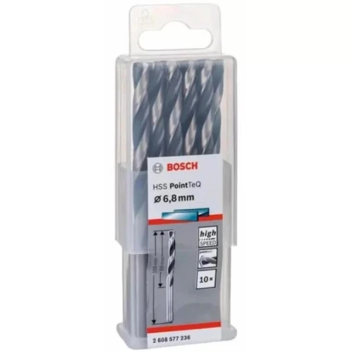 Сверло по металлу Bosch HSS PointTeQ 6.8 мм (10 шт.) (2608577236)