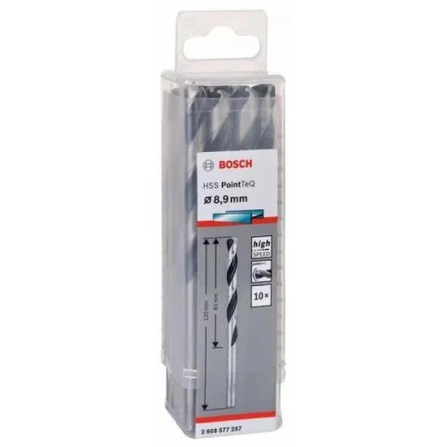 Сверло по металлу Bosch HSS PointTeQ 8.9 мм (10 шт.) (2608577257)