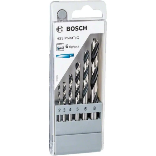 Набор сверл по металлу Bosch HSS PointTeQ 1 – 10 мм (10 шт.) (2608577348)