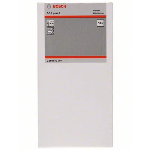 Бур по бетону Bosch SDS-Plus-1 8x100x160 мм (50 шт.) (2608579288)