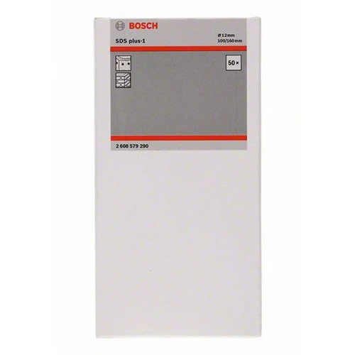 Бур по бетону Bosch SDS-Plus-1 12x100x160 мм (50 шт.) (2608579290)