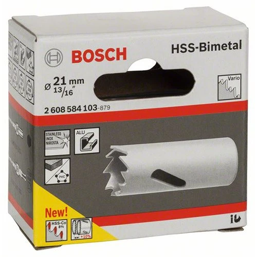 Коронка по металу та дереву Bosch HSS - BiMetal Standart (21 мм) (2608584103)