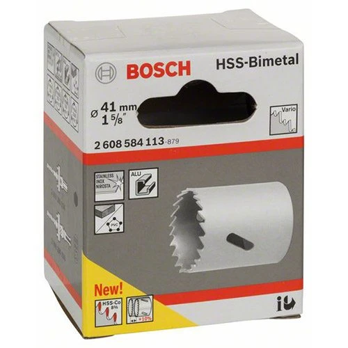 Коронка по металу та дереву Bosch HSS - BiMetal Standart (41 мм) (2608584113)