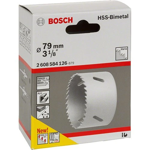 Коронка по металу та дереву Bosch HSS - BiMetal Standart (79 мм) (2608584126)