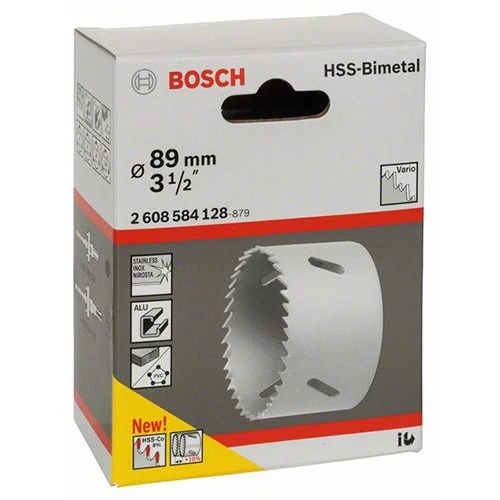 Коронка по металу та дереву Bosch HSS - BiMetal Standart (89 мм) (2608584128)
