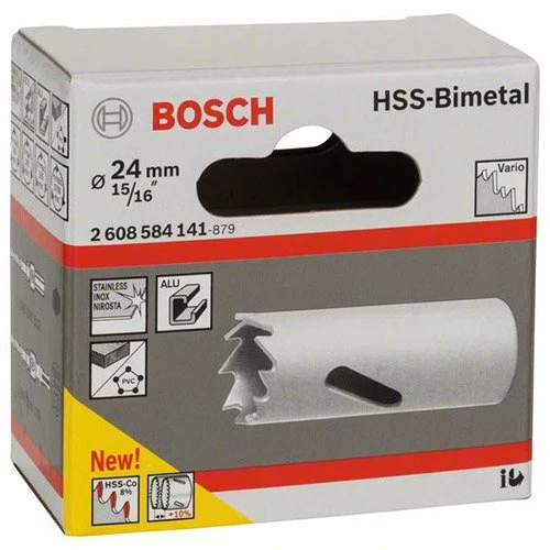 Коронка по металу та дереву Bosch HSS - BiMetal Standart (24 мм) (2608584141)