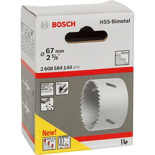 Коронка по металу та дереву Bosch HSS - BiMetal Standart (67 мм) (2608584144)
